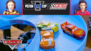 AtHome Piston Cup Race  Pixar Cars [upl. by Nosidda]