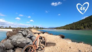 Epic 80km Virtual Bike Ride On An Epic Bike  Gold Coast Australia  3hrs Of Ocean Views [upl. by Pulling]