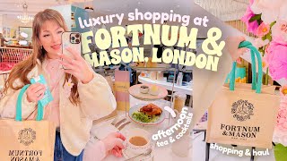 LONDON DIARIES ✿ Inside Ultra Luxury Supermarket Fortnum amp Mason Afternoon Tea Buckingham Palace [upl. by Ttevi]