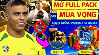 🤑 MÌNH LẠI NẠP TIỀN VÀO FC MOBILE  MỞ FULL PACK LỊCH MÙA VỌNG FC MOBILE VÀ CÁI KẾT [upl. by Ayhdnas]