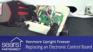 How to Replace a Kenmore Upright Freezer Electronic Control Board [upl. by Scharaga823]