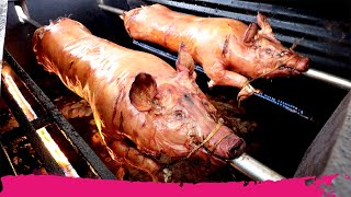 The ULTIMATE ROASTED PORK Destination at La Ruta de Lechon  Guavate Puerto Rico [upl. by Wivestad243]