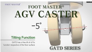 AGV casters by FOOT MASTER GATDTilting Structure [upl. by Rosen28]