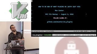 How to Do 90 of What Plugins Do With Just Vim [upl. by Animsay268]