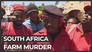 Tensions as suspects in S Africa farm murder case appear in court [upl. by Sculley]