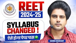 REET 202425 Syllabus Changed नये बदलाव by Sachin Choudhary [upl. by Laehcim]