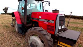 1997 Massey Ferguson 6160 Dynashift Tractor With Dowdeswell Plough [upl. by Dill]