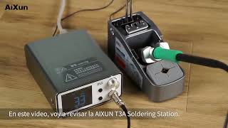 JCID Aixun T3A T3B intelligent Welding Station With Soldering Iron T115 T245 T210 [upl. by Uhn]