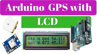 Arduino GPS Module with LCD Display  Arduino position tracking [upl. by Rikki242]