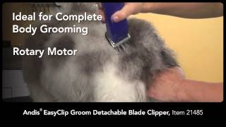 Andis® EasyClip Groom Detatchable Blade Clipper 21485 [upl. by Ylra468]