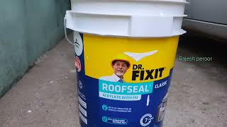 Dr FIXIT ROOF SEAL finishing warkepainter water paint home love [upl. by Idet71]