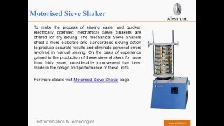 Motorised Sieve Shaker Presentation [upl. by Adon]