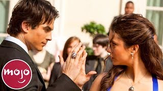 Top 10 Unforgettable Damon amp Elena Moments [upl. by Filberte412]