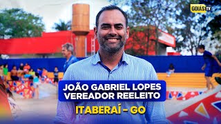 JOÃO GABRIEL LOPES  VEREADOR REELEITO EM ITABERAI [upl. by Yelnoc]