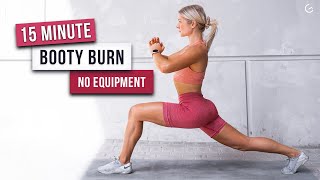 15 MIN BOOTY BURN WORKOUT  Target Your Glutes No Equipment  HIIT IT HARDER DAY 20 [upl. by Namzzaj143]