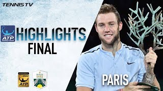 Highlights Sock Wins 1st Masters 1000 Title In Paris 2017 [upl. by Assetniuq]