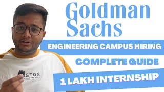 Goldman Sachs Engineering Campus Hiring Program 2024 COMPLETE GUIDE [upl. by Anyt]