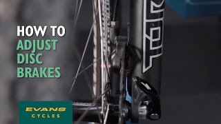 How to adjust disc brakes [upl. by Anjela931]