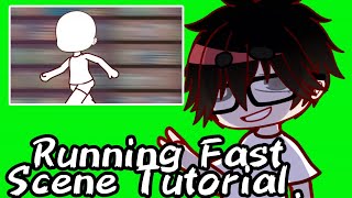 Running Fast Scene Tutorial GachaClub [upl. by Maite452]