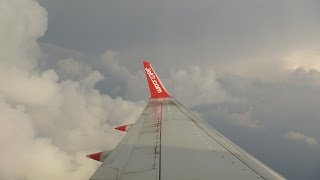 Jet2 Boeing 737300 WL ✈ Thundery Arrival at Dalaman Airport [upl. by Johnna437]