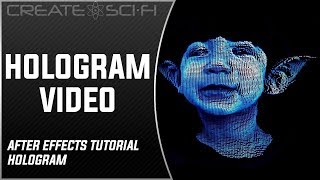 HOLOGRAM VIDEO AFTER EFFECTS TUTORIAL HOLOGRAM [upl. by Birdt435]