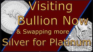 Bullion Now Visit and swapping silver for platinum [upl. by Ilajna]