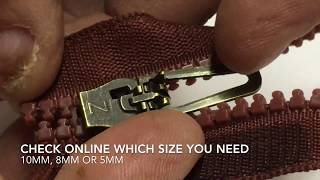 How To Fix Zippers  Stormsure SnapOn Zip Puller Replacement EASY [upl. by Fonsie]