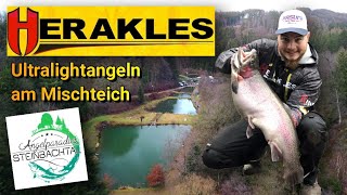 Forellenangeln im Angelparadies Steinbachtal  HERAKLES Trout Area Germany [upl. by Rehpotisrhc]