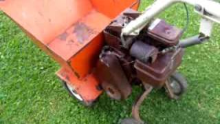 FLYMO DM 3HP ROTAVATOR POWERED WHEELBARROW [upl. by Glen402]