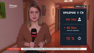 Velké zprávy  Mezinárodní den epilepsie 1022020 [upl. by Nnoryt845]