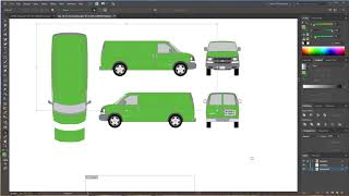 Getting started with vector vehicle wrap template and design Adobe Illustrator [upl. by Janicki]