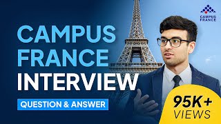 Campus France Interview Questions amp Answers  Study In France  Edugo Abroad [upl. by Buseck]