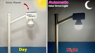 How to make Automatic ONOFF Solar Street Lamp Circuit with Battery Charging [upl. by Nnairahs486]