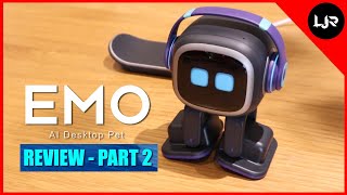 EMO Robot Desktop Pet Unboxing amp Setup  Living Ai [upl. by Aisitel]