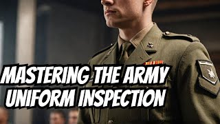 How to inspect a Soldier and their Uniform [upl. by Esnahc809]