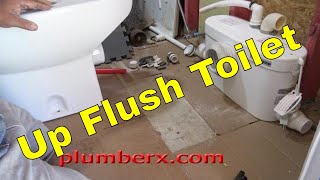 Up Flush Toilet 110  How To Plumbing [upl. by Obellia413]