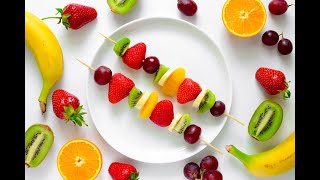 Fruit Kebabs in 1 MINUTE  Royal Recipes [upl. by Hamitaf]