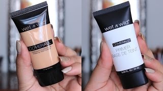 PRIMERAS IMPRESIONES  Wet N Wild Coverall Foundation  Primer [upl. by Nyliuqcaj]