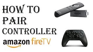 How to Pair Controller to Amazon Fire TV  Pair controller using Bluetooth Amazon Fire Stick [upl. by Aitselec774]