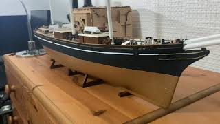 Cutty sark 196 scale part 3 [upl. by Ralat]