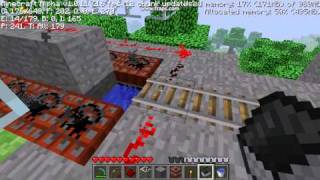 Minecraft Cannon test 4 part 1  Human cannon [upl. by Gahl]