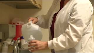 How to Use a Nasal Saline Rinse Bottle Video [upl. by Oigolue]