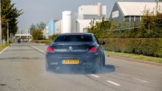 LOUD BMW M6 w Eisenmann Exhaust  Insane Drifts Accelerations amp Revs [upl. by Eahcim]