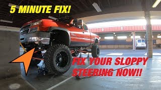 Duramax Steering Box Adjustment Fix your loose steering [upl. by Ofelia]