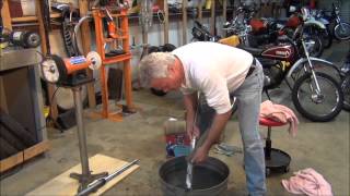 How to Polish Aluminum Motorcycle Forks [upl. by Oisor]