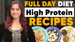 Full Day of Eating  High Protein Veg Diet Plan for Weight Loss  By GunjanShouts [upl. by Grossman949]