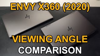 HP Envy x360 2020  400 nits vs 1000 nits with SureView  Viewing Angle Comparison [upl. by Annahvas327]