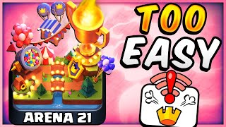 HOW TO GET 8000 TROPHIES 🏆 Clash Royale Arena 21 [upl. by Erej]