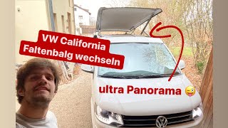 TUTORIAL VW T5T6 Cali Faltenbalg wechseln [upl. by Isus]