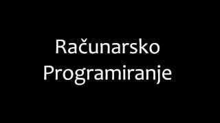 Računarsko programiranje [upl. by Isyak]